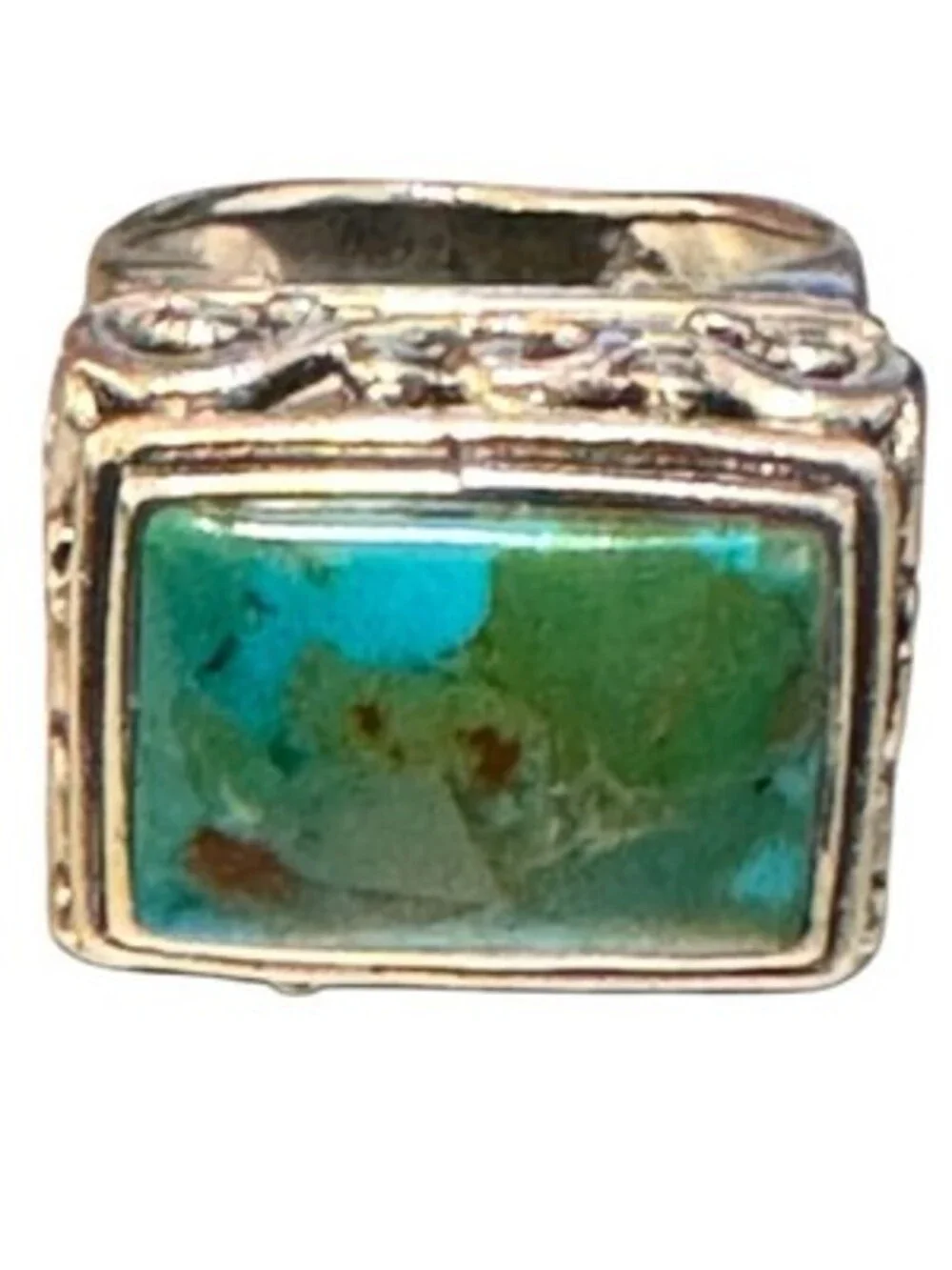 Sterling Silver Turquoise Native American Ring .925